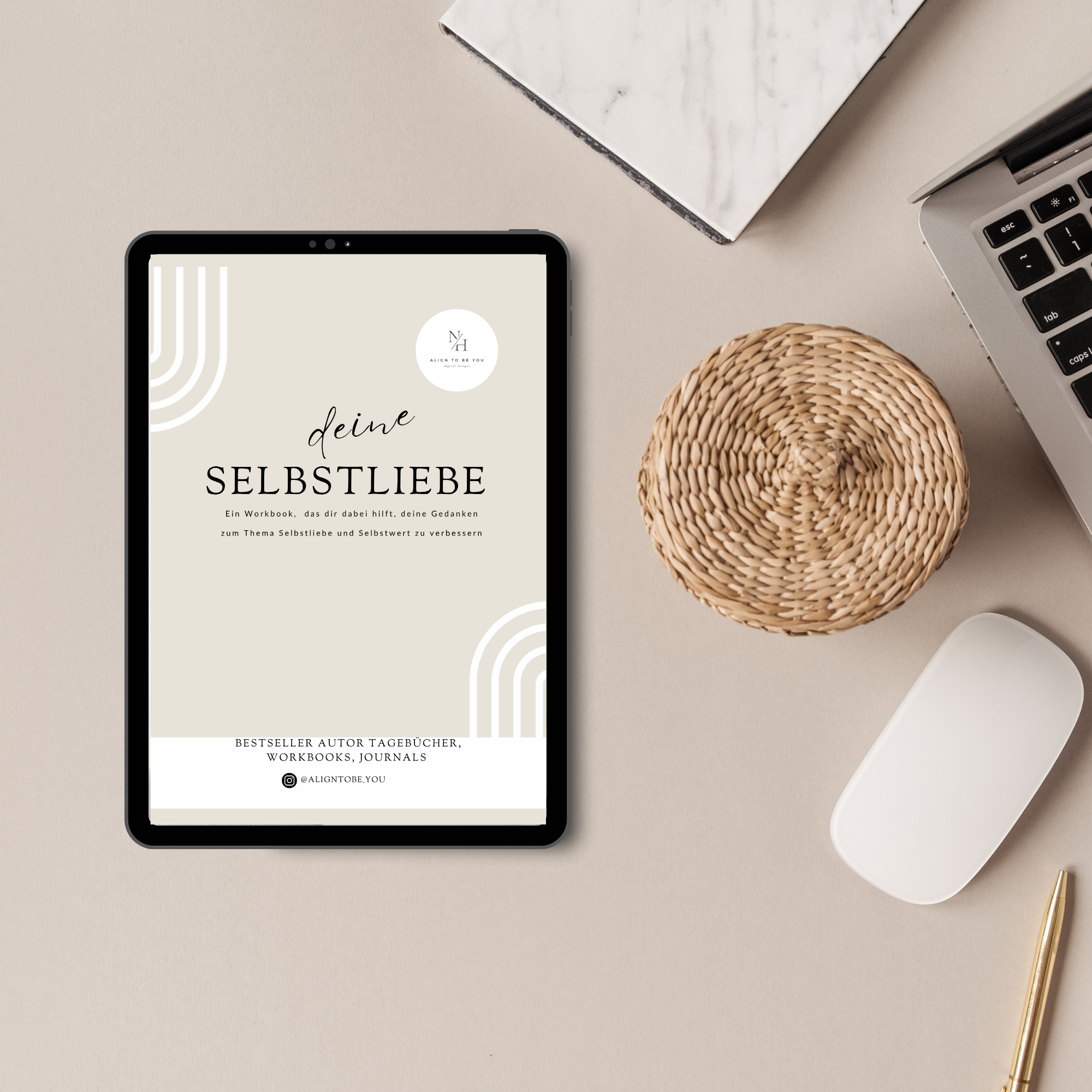 Selbstliebe: Ein Workbook das dir dabei hilft, deine Gedanken  zum Thema Selbstliebe und Selbstwert zu verbessern