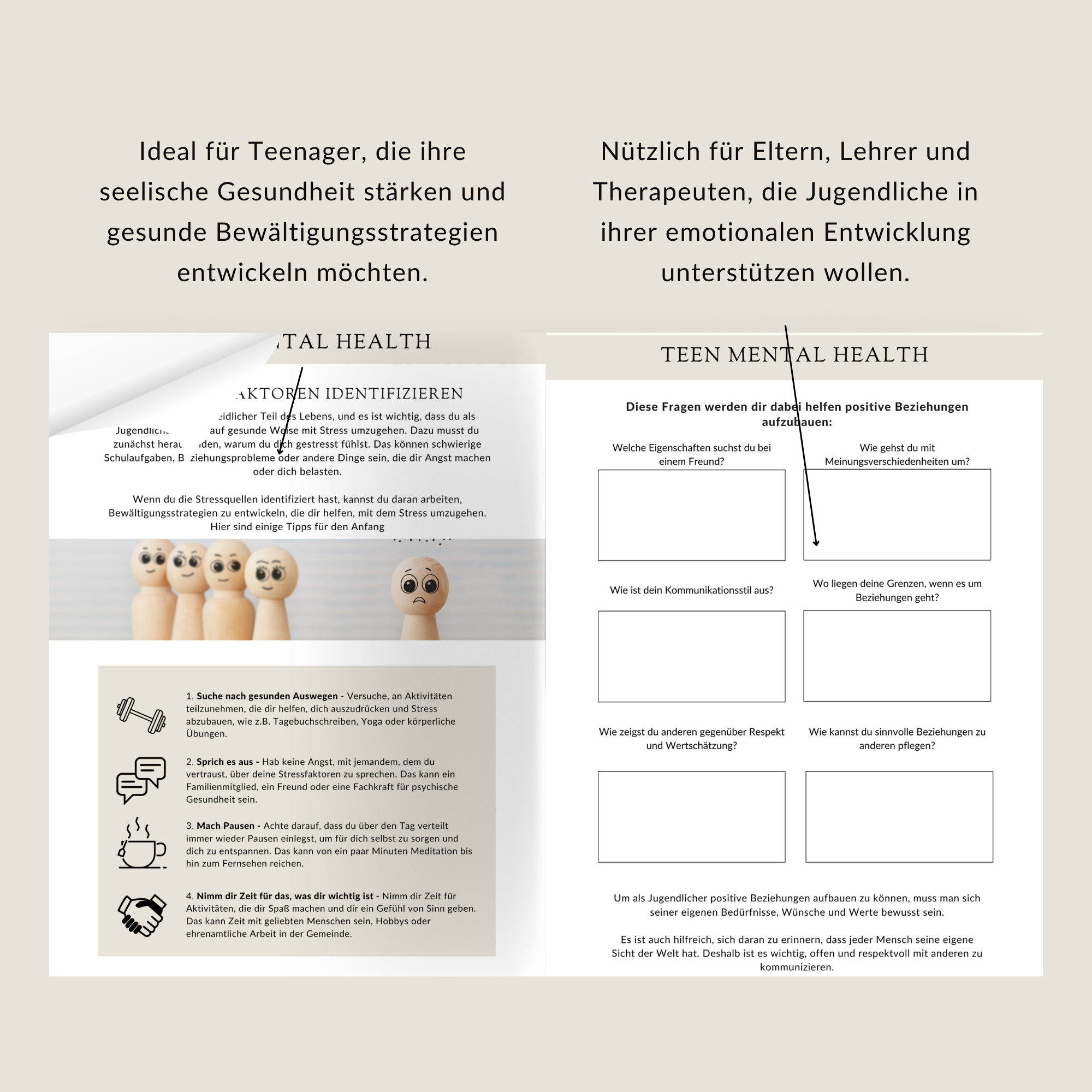 Mental Health für Teenager: Ein Workbook zur Förderung der seelischen Gesundheit bei Jugendlichen